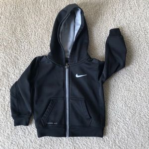 Black Nike warm up hoodie toddler 2t NWOT